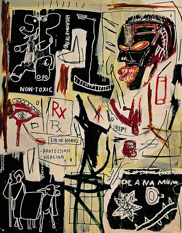 Melting Point of Ice 1984 By Jean Michel Basquiat