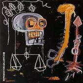 Untitled Black Skull 1982 By Jean Michel Basquiat