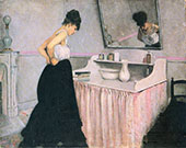 Woman at a Dressing Table c1873 By Gustave Caillebotte