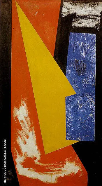 Sketch For Chimbote Mural Fragment 1950 By Hans Hofmann