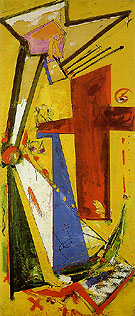 Sketch Chimbote Mosaic Cross 1950 By Hans Hofmann
