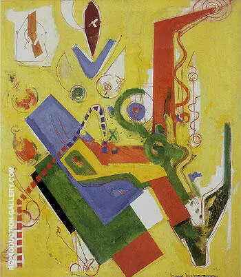 Yellow Predominance 1949 By Hans Hofmann
