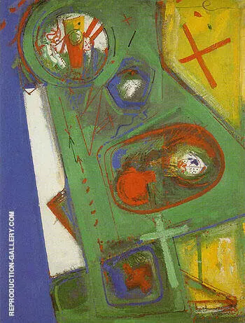 Table Version II 1949 By Hans Hofmann