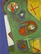 Table Version II 1949 By Hans Hofmann
