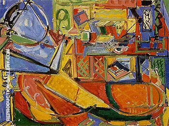 Still Life with Book By Hans Hofmann