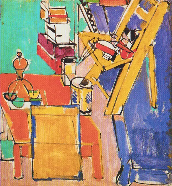 The Artist Version II 1942 By Hans Hofmann