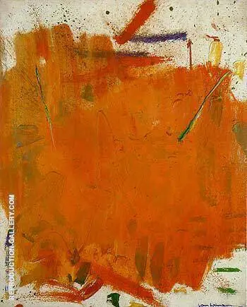 Hazy Sun 1961 By Hans Hofmann