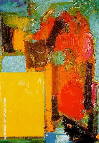 Smaragd Red and Germinating Yellow 1959 By Hans Hofmann