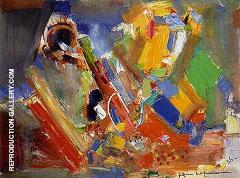 Variation of a Theme in Blue II 1956 By Hans Hofmann