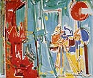 The Artist and His Model II 1955 By Hans Hofmann