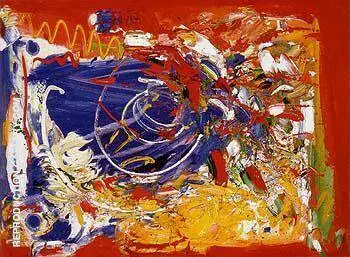 One Afternoon 1955 By Hans Hofmann