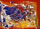 One Afternoon 1955 By Hans Hofmann