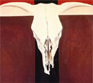 Cow's Skull on Red By Georgia O'Keeffe