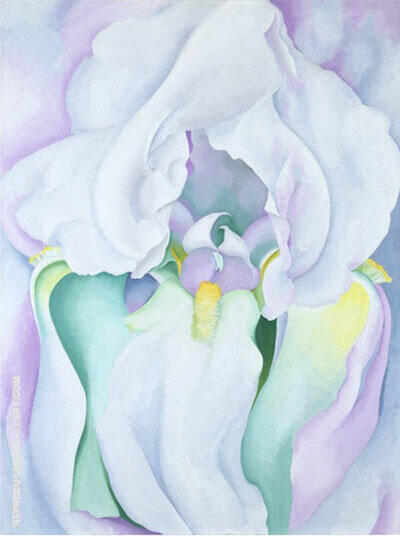 White Iris 1930 by Georgia O'Keeffe | Oil Painting Reproduction