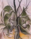 Gray Tree Lake George 1925 By Georgia O'Keeffe