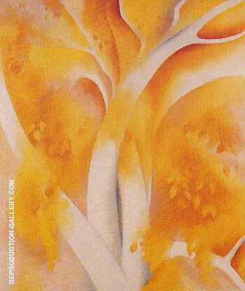 White Birch 1925 By Georgia O'Keeffe