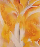 White Birch 1925 By Georgia O'Keeffe