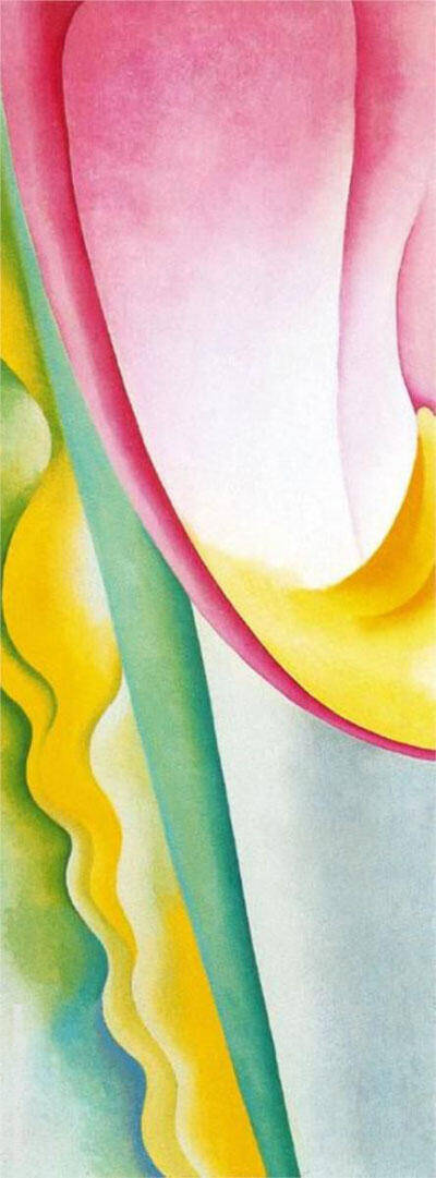 Pink Tulip 1925 by Georgia O'Keeffe | Oil Painting Reproduction