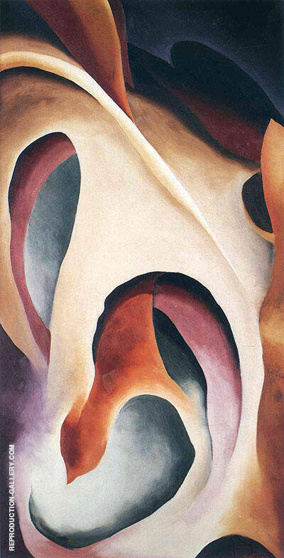 Leaf Motif 2 by Georgia O'Keeffe | Oil Painting Reproduction