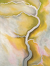 From the River Pale By Georgia O'Keeffe