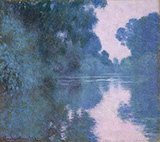 Morning on the Seine near Giverny 1897 By Claude Monet