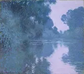 Morning on the Seine near Giverny 1897 By Claude Monet