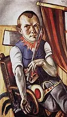 Self Portrait as Clown 1921 By Max Beckmann