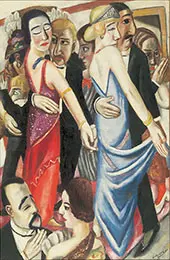 Dance in Baden Baden 1923 By Max Beckmann