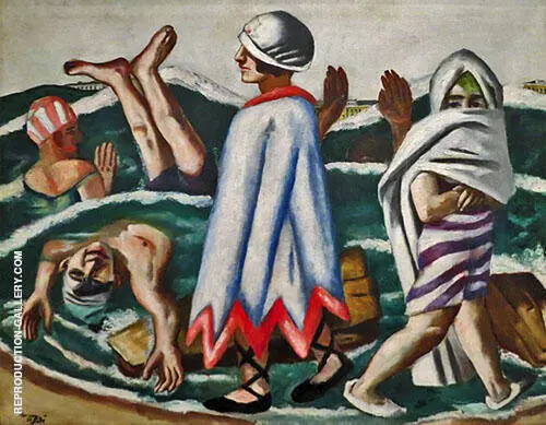 Lido 1924 By Max Beckmann