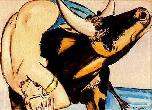 Rape of Europa By Max Beckmann