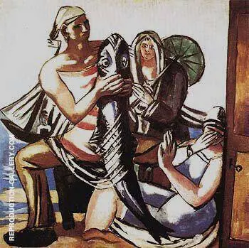 The Catfish 1929 By Max Beckmann