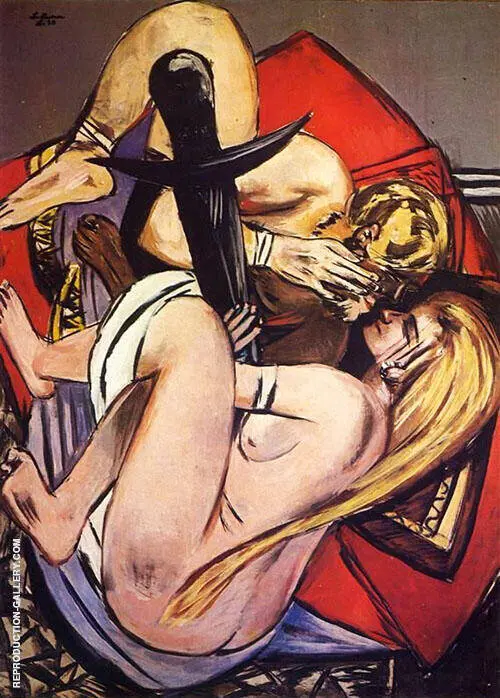 Brother and Sister 1933 By Max Beckmann