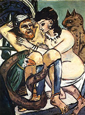 Odysscus and the Calypso 1943 By Max Beckmann