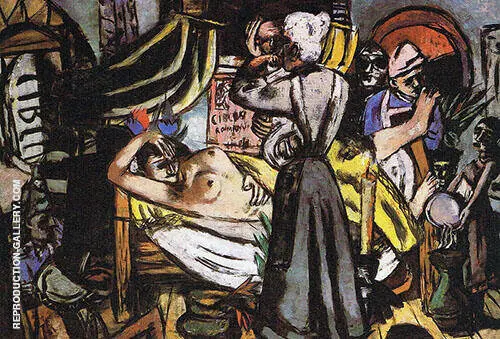 Birth 1937 By Max Beckmann