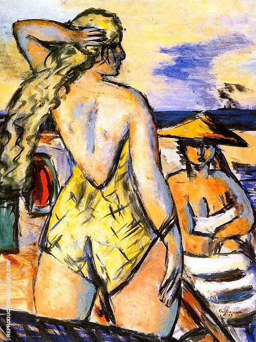 Girl by The Sea 1938 By Max Beckmann