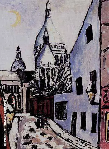 Sacre Coeur in Snow 1939 By Max Beckmann