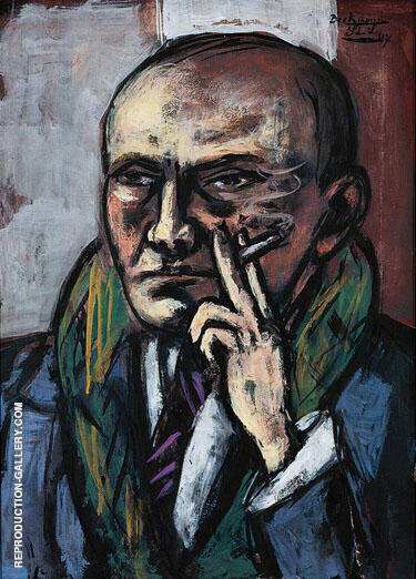 Self Portrait with Cigarette 1947 | Oil Painting Reproduction