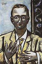 Portrait of Morton D May 1949 By Max Beckmann