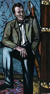 Portrait of Perry T Rathbone 1948 By Max Beckmann