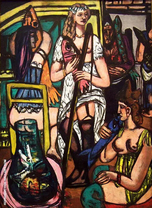 Fisherwoman 1948 By Max Beckmann