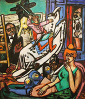 Panel from Beginning By Max Beckmann