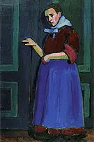 Fraulein Mathilde 1908 By Gabriele Munter