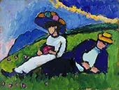 Jawlensky and Werefkin 1909 By Gabriele Munter