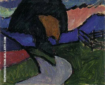 Autumn Landscape 1910 By Gabriele Munter