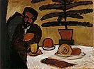 Man at a Table Kandinsky By Gabriele Munter