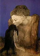 Woman with a Crow 1904 By Pablo Picasso