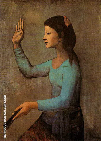 The Woman with a Fan 1905 By Pablo Picasso
