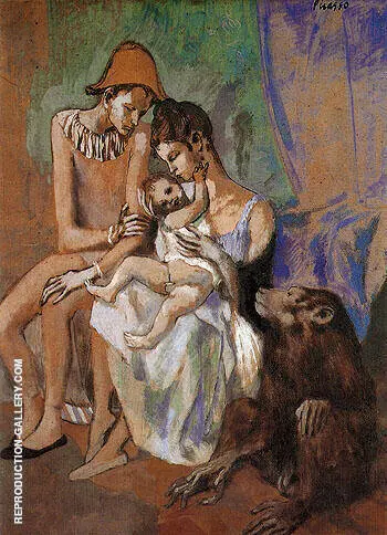 Family of Acrobats 1905 By Pablo Picasso