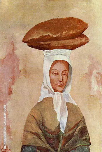 Woman with Loaves 1906 By Pablo Picasso