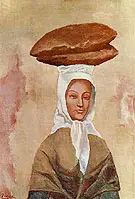 Woman with Loaves 1906 By Pablo Picasso
